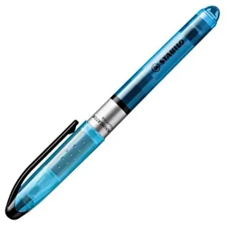 (545/31) STABILO MARCADOR FLUORESCENTE NAVIGATOR AZUL CAJA 10 UD