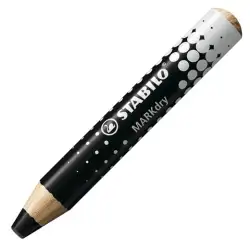 (648/46) STABILO MARCADOR EN SECO PARA MARKDRY PARA PIZARRA BLANCA Y DE PAPEL NEGRO CAJA 5 UD