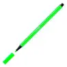 (68/033) STABILO ROTULADOR PEN 68 VERDE FLUORESCENTE CAJA 10 UD