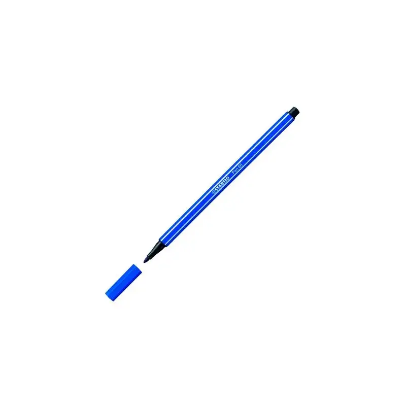 (68/32) STABILO ROTULADOR PEN 68 AZUL MARINO CAJA 10 UD