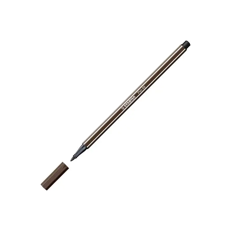 (68/65) STABILO ROTULADOR PEN 68 OCRE CAJA 10 UD
