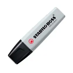 (70/194) STABILO MARCADOR FLUORESCENTE BOSS ORIGINAL GRIS POLVORIENTO