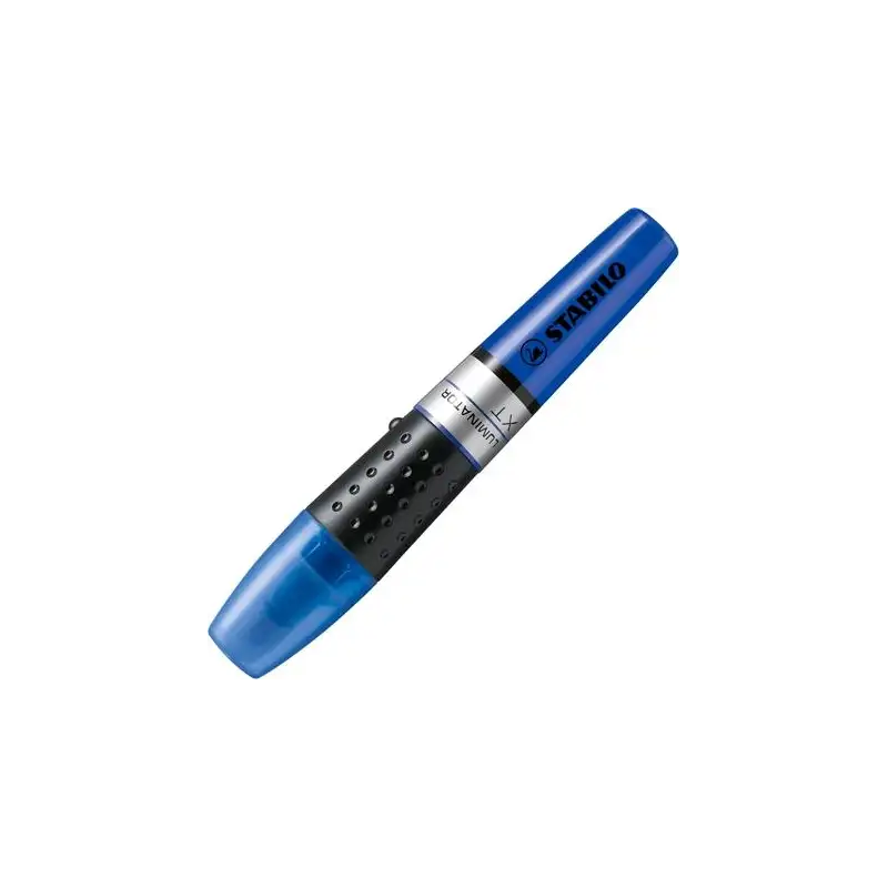 (71/41) STABILO MARCADOR FLUORESCENTE LUMINATOR AZUL CAJA 5 UD
