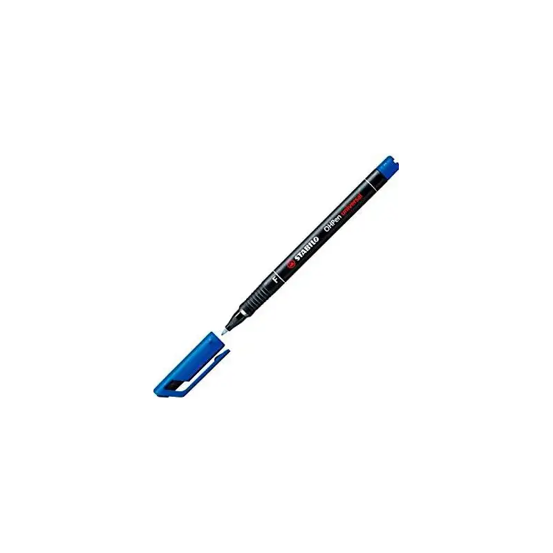 (842/41) STABILO MARCADOR PERMANENTE OHPEN UNIVERSAL F PUNTA FINA 0.7MM AZUL