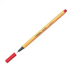 (88/040) STABILO ROTULADOR POINT 88 ROJO NEÓN CAJA 10 UD