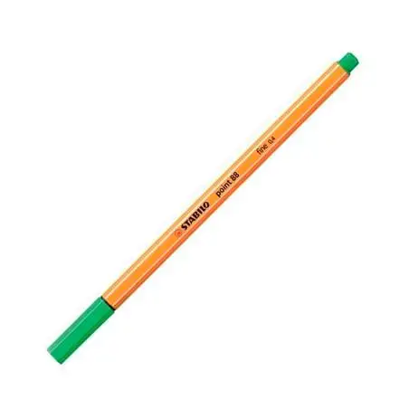 (88/16) STABILO ROTULADOR POINT 88 ESMERALDA CLARO CAJA 10 UD