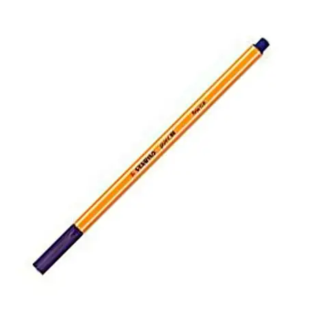 (88/22) STABILO ROTULADOR POINT 88 AZUL OSCURO CAJA 10 UD