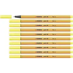(88/24) STABILO ROTULADOR POINT 88 AMARILLO LIMÓN CAJA 10 UD