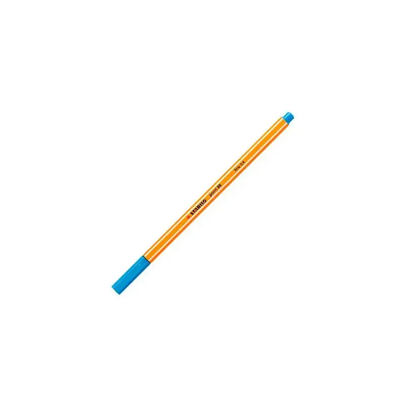 (88/32) STABILO ROTULADOR POINT 88 AZUL CIELO CAJA 10 UD