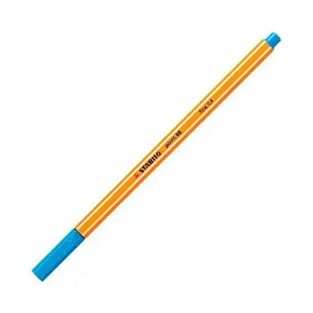 (88/32) STABILO ROTULADOR POINT 88 AZUL CIELO CAJA 10 UD
