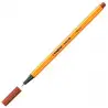 (88/38) STABILO ROTULADOR POINT 88 SANGUINA CAJA 10 UD