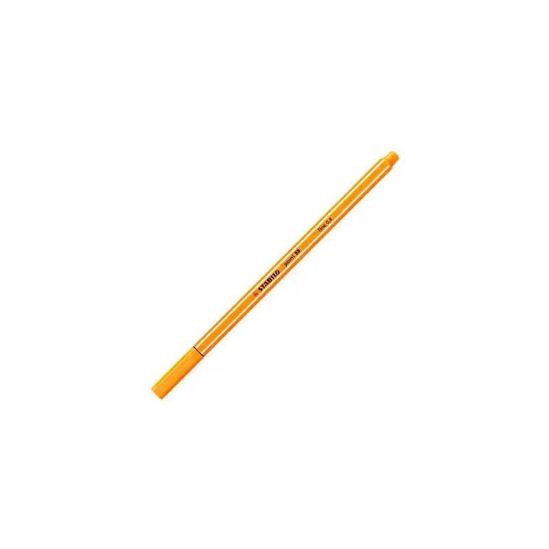 (88/54) STABILO ROTULADOR POINT 88 NARANJA CAJA 10 UD