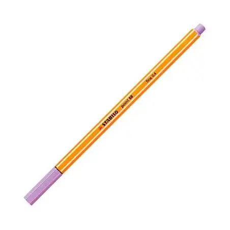 (88/59) STABILO ROTULADOR POINT 88 LILA CLARO CAJA 10 UD