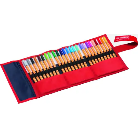 (8825-021) STABILO ROTULADORES POINT 88 C/SURTIDOS ESTUCHE ROLLERSET 25 UD