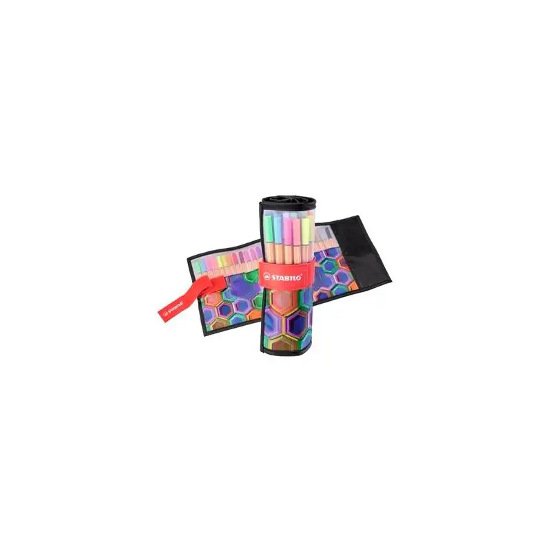 (8825-071-20) STABILO ROTULADORES POINT 88 ARTY LINE C/SURTIDOS ESTUCHE ROLLERSET 25 UD