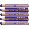 (880/405) STABILO LÁPICES DE COLORES WOODY 3 EN 1 AZUL ULTRAMAR ESTUCHE 5 UD