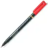 (319 F-2) STAEDTLER ROTULADOR ESPECIAL PERMANENTE LUMOCOLOR F ROJO