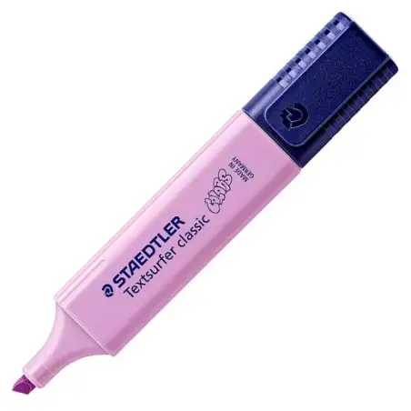(364 C-620) STAEDTLER MARCADOR FLUORESCENTE TEXTSURFER CLASSIC PASTEL LILA