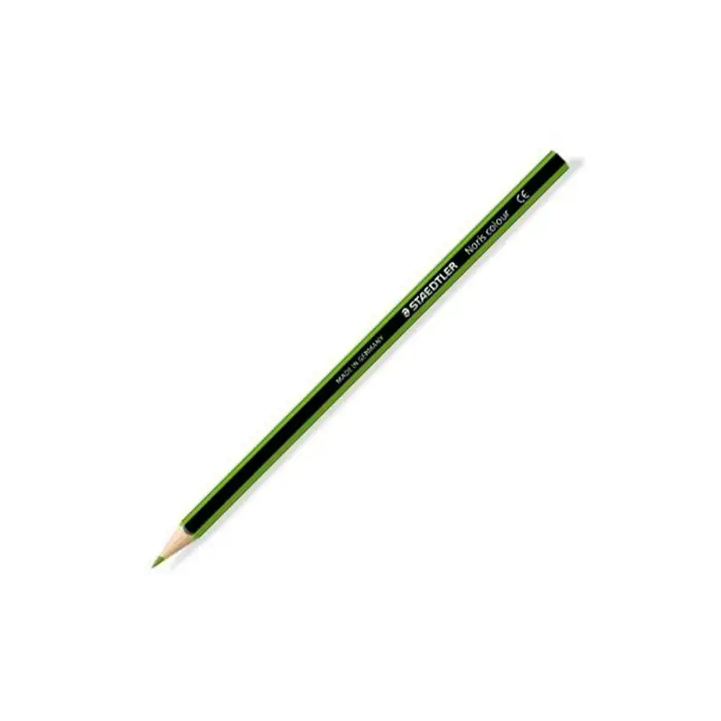 (185-5) STAEDTLER LÁPICES DE COLORES NORIS COLOUR MADERA WOPEX ECOLÓGICA VERDE