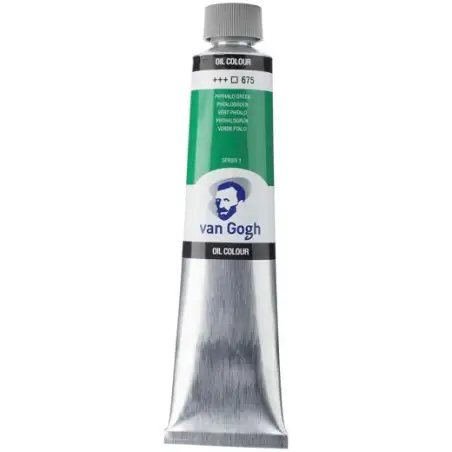 (02086753) TALENS VAN GOGH PINTURA AL ÓLEO TUBO 200ML VERDE FTALO 675 TRANSPARENTE