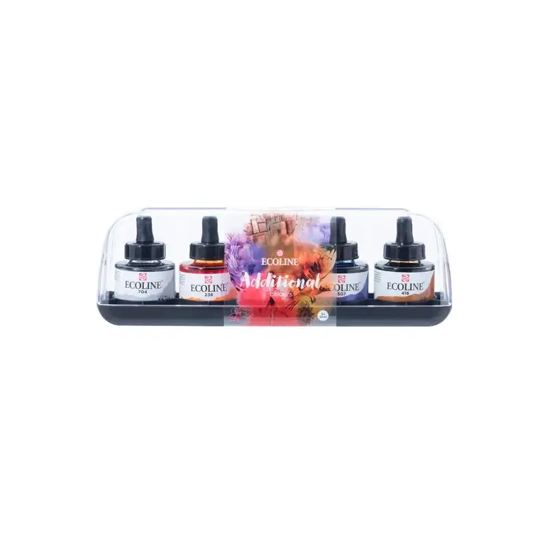 (11259901) TALENS ECOLINE SET ADICIONAL 5 BOTELLAS DE 30ML ACUARELA LÍQUIDA COLORES SURTIDOS