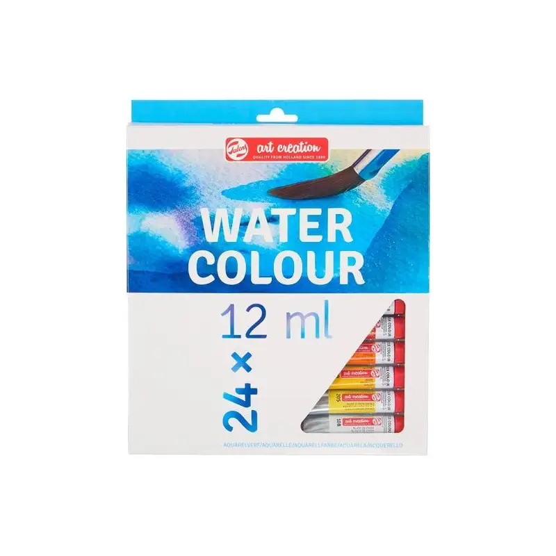 (9022024M) TALENS ART CREATION SET DE ACUARELAS 24 TUBOS DE 12ML COLORES SURTIDOS