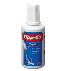 (8859924) TIPP-EX CORRECTOR LÍQUIDO RAPID BOTE 20ML CAJA 10 UD