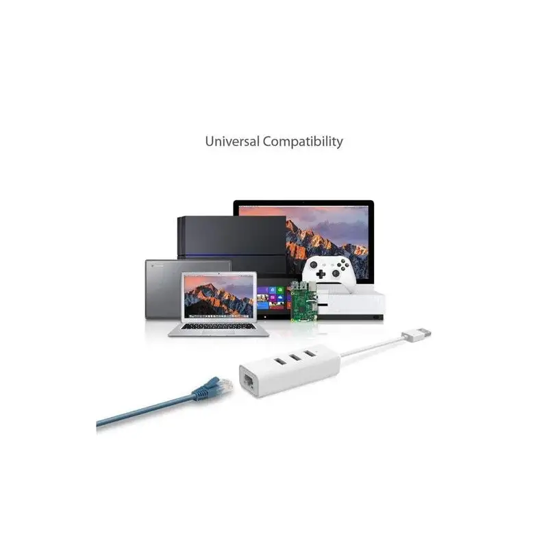 (TPL UE330) TP-LINK ADAPTADOR USB 2 EN 1 CON HUB DE 3 PUERTOS USB 3.0 Y ADAPTADOR ETHERNET GIGABIT