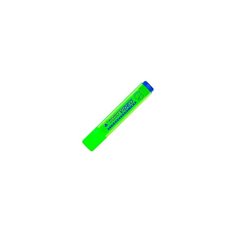 (F830209) TRATTO VIDEO MARCADOR FLUORESCENTE VERDE -12U-