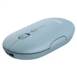 (24126) TRUST RATÓN INALÁMBRICO ULTRAFINO 800/1200/1600 DPI AMBIDIESTRO RECARGABLE AZUL