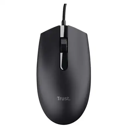 (24271) TRUST RATÓN BASI CABLE USB 1200DPI AMBIDIESTRO 3 BOTONES NEGRO