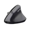 (25146) TRUST RATÓN MULTIDISPOSITIVO BAYO II+ ERGONÓMICO VERTICAL INALÁMBRICO BLUETOOTH 2.4GHZ 6 BOTONES RECARGABLE NEGRO