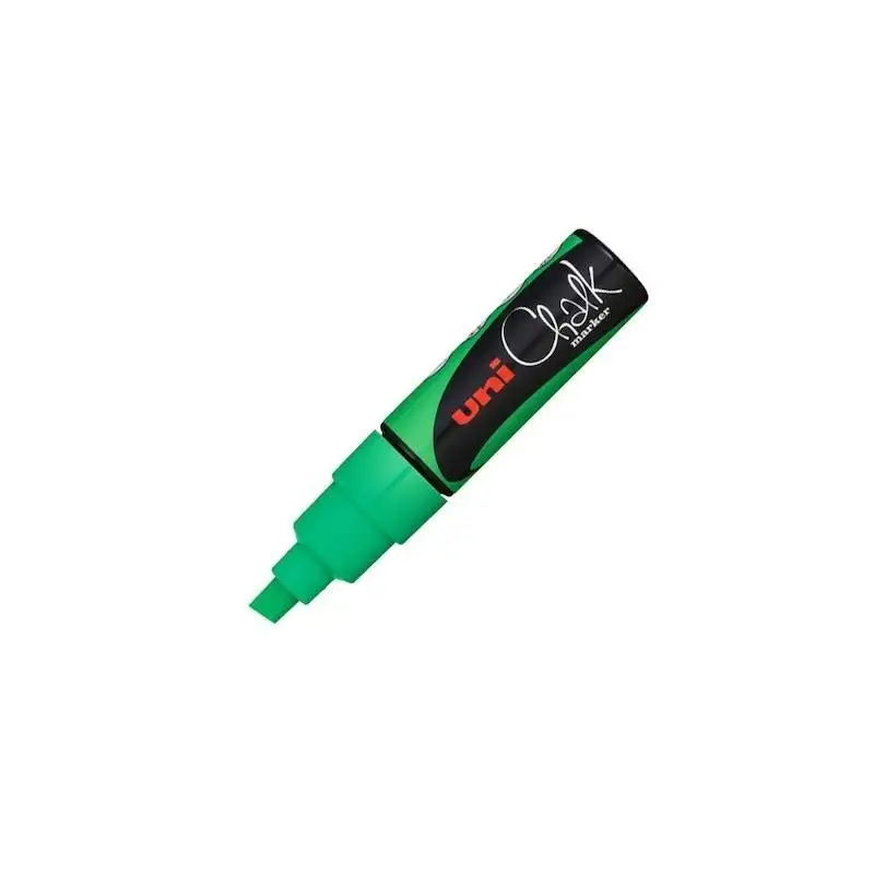 (140129000) UNIBALL MARCADOR DE TIZA LIQUIDA CHALK PWE-8K VERDE FLUOR