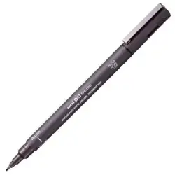 (289330000) UNIBALL ROTULADOR CALIBRADO PIN-200(S) BR PUNTA PINCEL GRIS OSCURO CAJA 12 UD