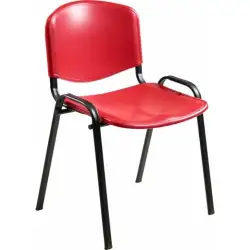 (D5PS/RO) UNISIT SILLA CONFIDENTE DADO PLASTICO ROJA
