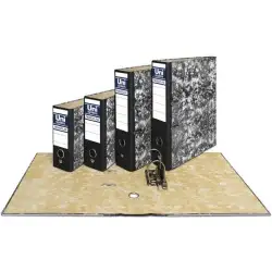 (93769) UNISYSTEM ARCHIVADOR PALANCA NOVOCLAS 65MM A4 CARTÓN FORRADO NEGRO