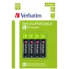 (49514) VERBATIM PILAS ALCALINAS RECARGABLES AAA - HR03 - (PACK 4 UDS) (SUSTITUYE 49942)
