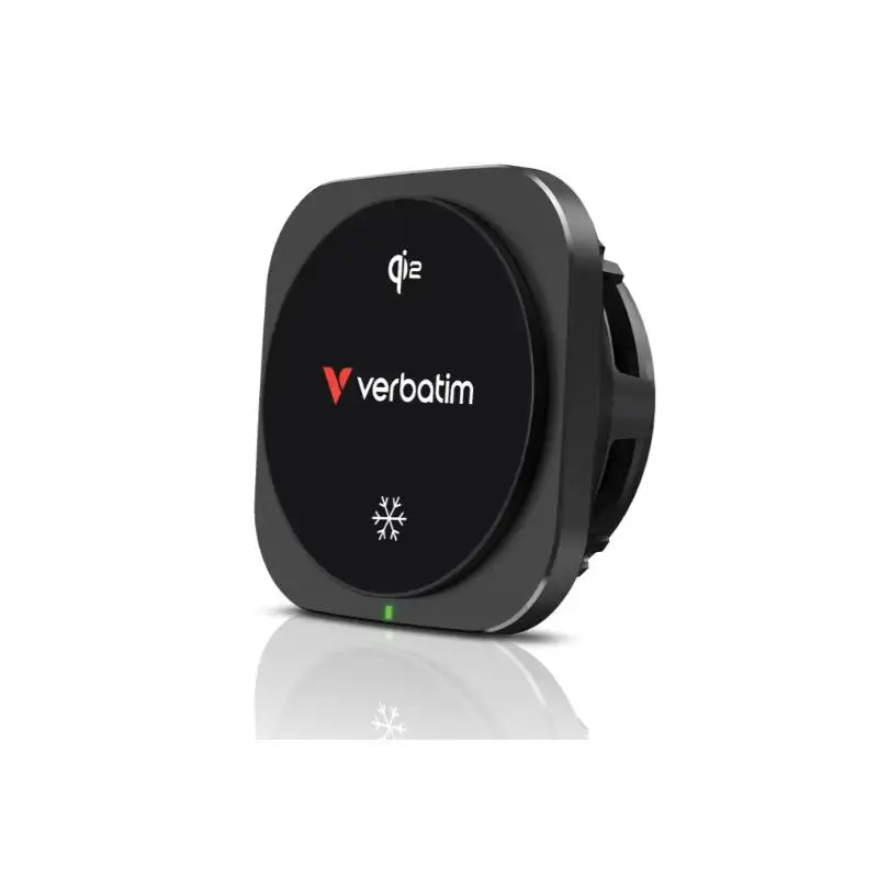 (31861) VERBATIM CARGADOR  INALÁMBRICO DE TELEFONO MAGNETICO PARA EL COCHE QI2