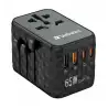 (32120) VERBATIM UTA-05 ADAPTADOR  UNIVERSAL DE VIAJE CON 2 PUERTO USB-C - 2 PUERTO USB-A