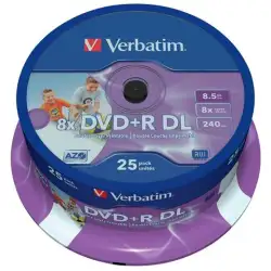 (43667) VERBATIM DVD+R DOBLE CAPA