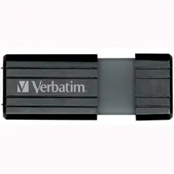 (49071) VERBATIM PENDRIVE STORE'N'GO PINSTRIPE 128GB HI-SPEED RETRÁCTIL USB 2.0 NEGRO