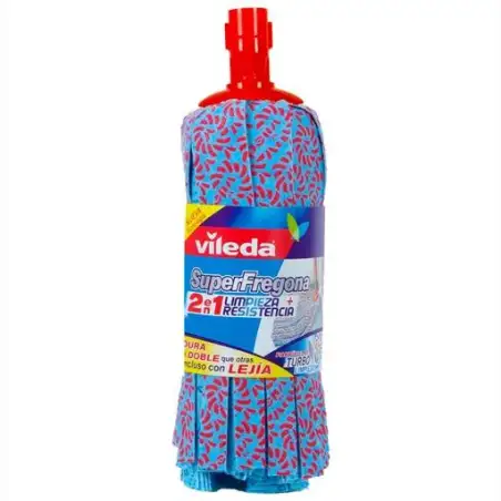 (143126) VILEDA RECAMBIO SUPERFREGONA NORMAL CUADROS AZUL