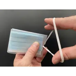 (S182UPORTAMASK/2) YOSAN PORTAMASCARILLA DE POLIPROPILENO TRANSLUCIDO PARA PROTECCION DE MASCARILLA QUIRURGICA/SANITARIA BLIS...
