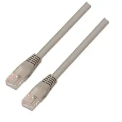 (A135-0266) AISENS CABLE DE RED LATIGUILLO RJ45 LSZH CAT.6 UTP AWG24 GRIS 1