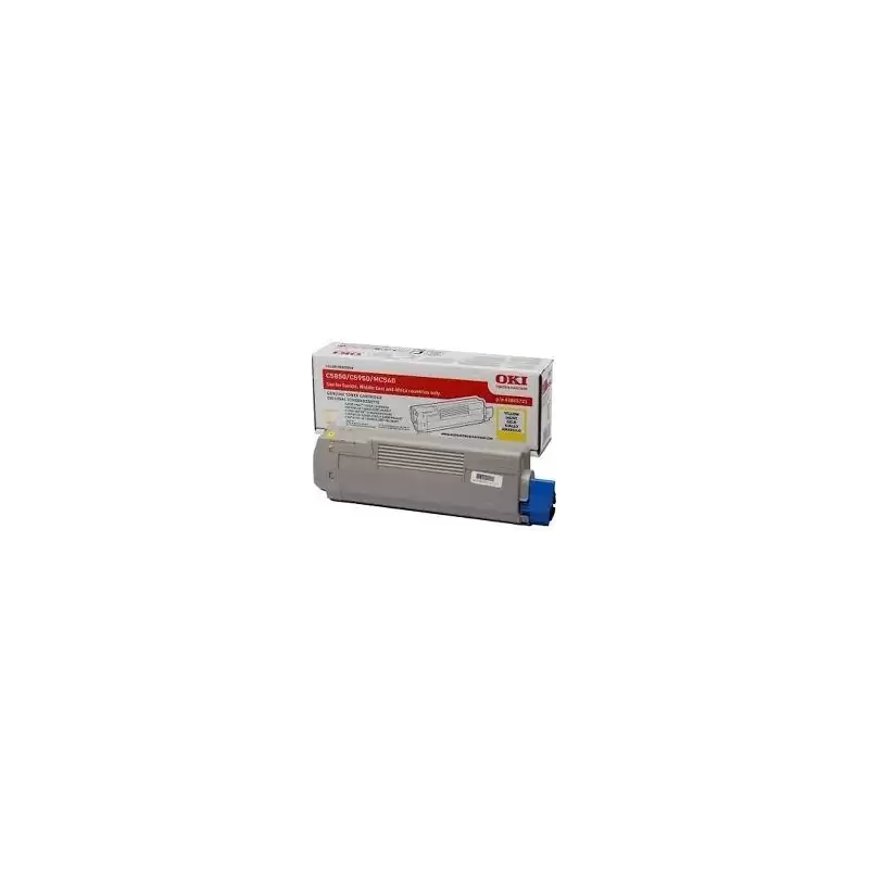 (43865721) OKI TONER AMARILLO C-5850/5950/MC560  (6.000 COPIAS)